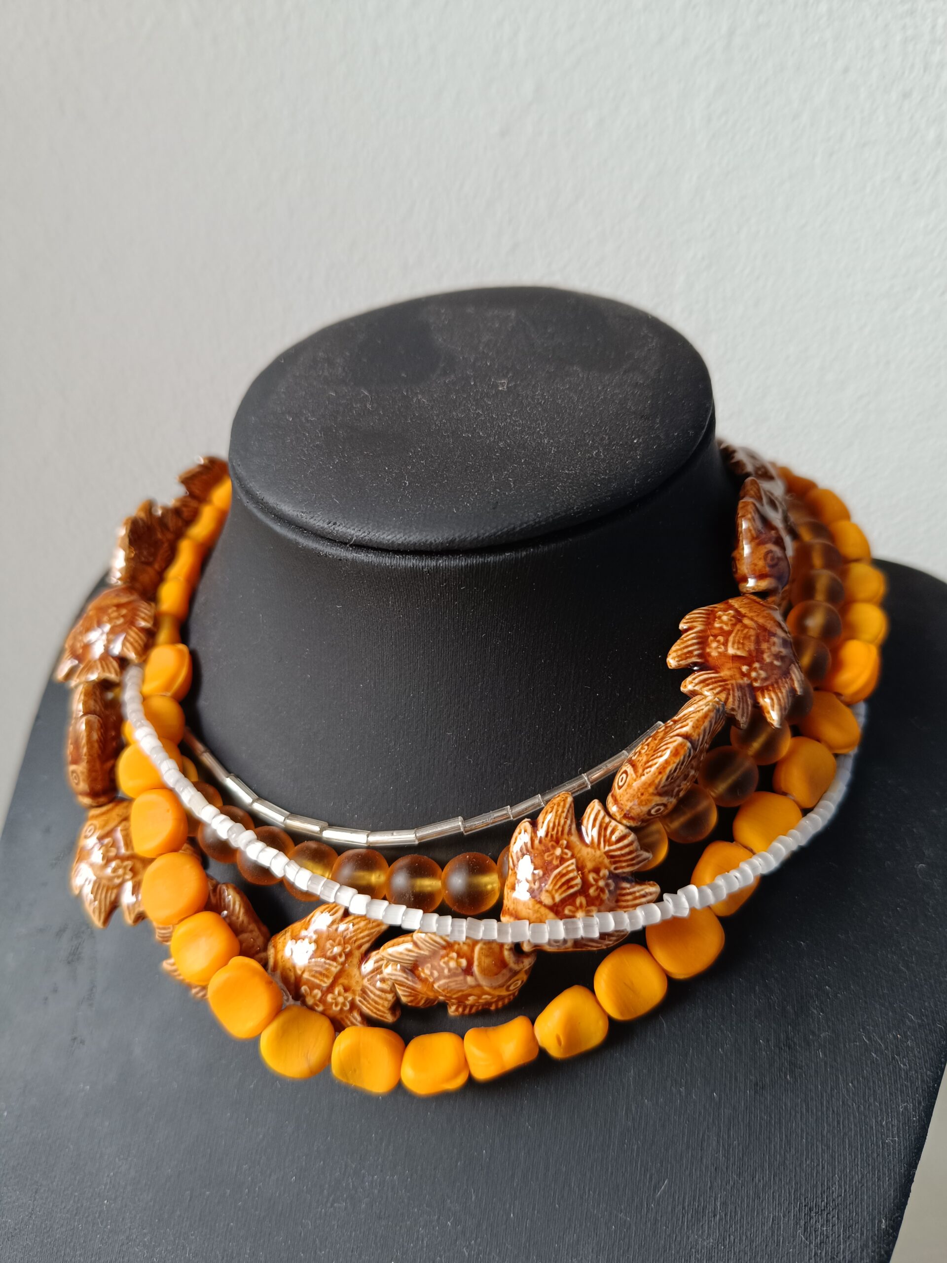 Collier création upcyclée Collier création upcyclée