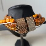 Collier création upcyclée