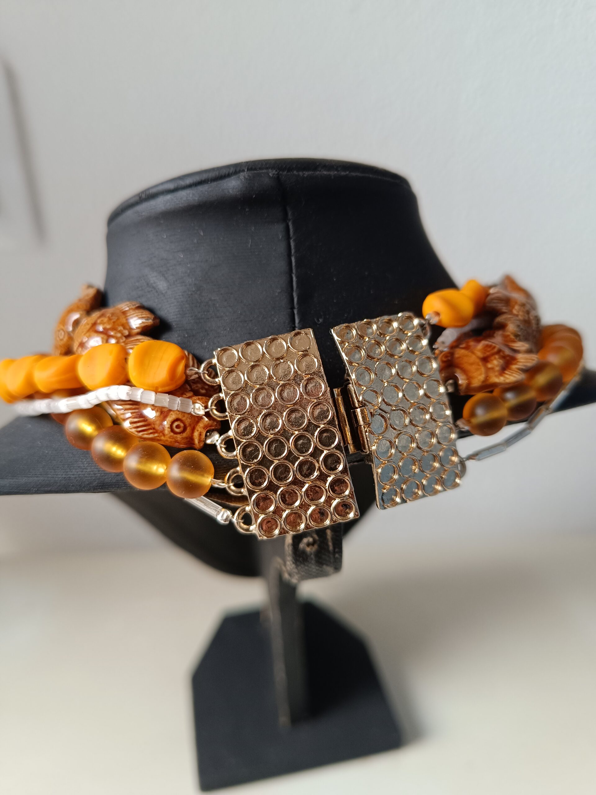 Collier création upcyclée Collier création upcyclée