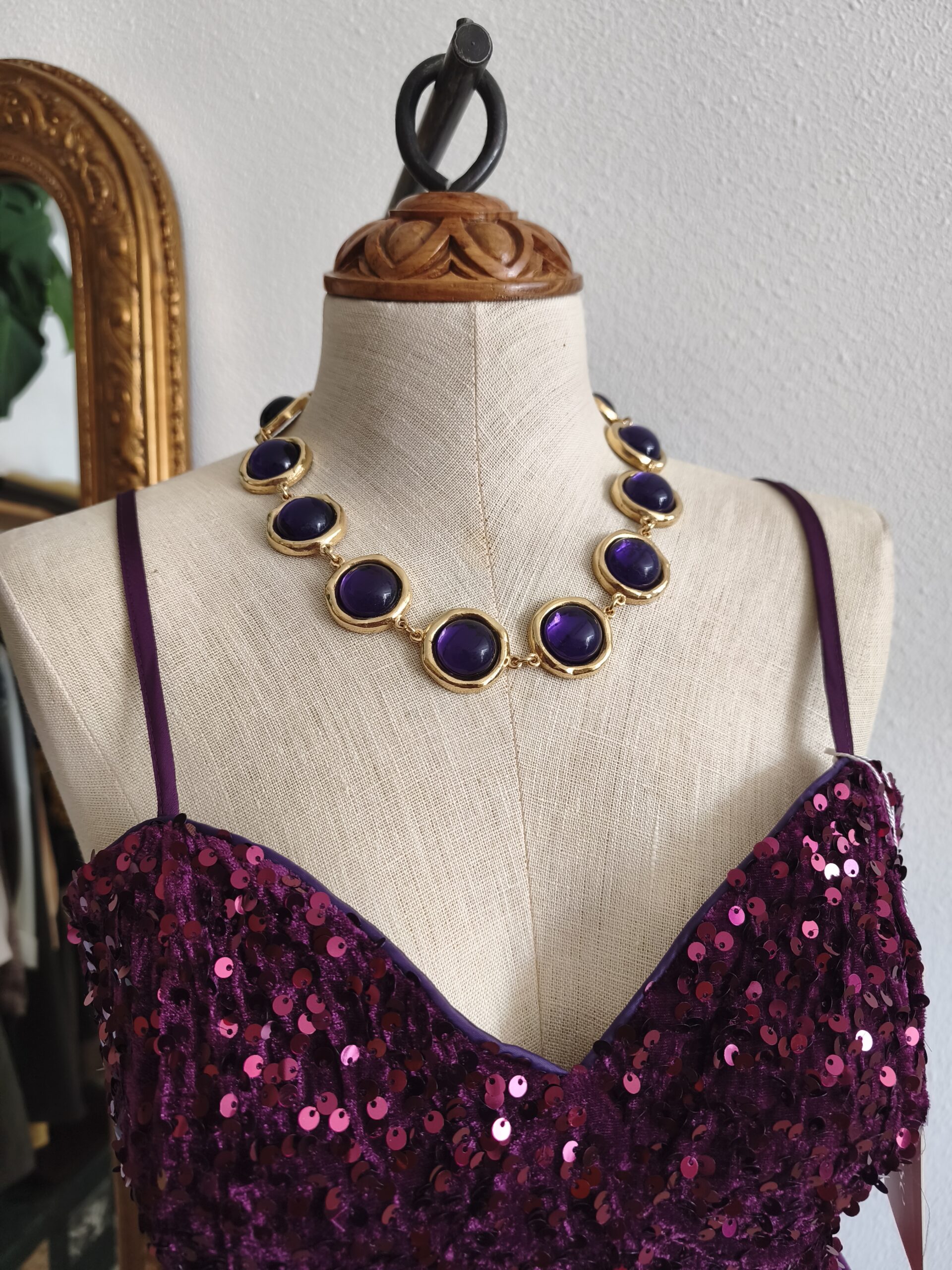 Parure vintage Biche de Berre – Collier réglable 51 cm – Très bon état Parure vintage Biche de Berre – Collier réglable 51 cm – Très bon état