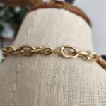 Parure vintage Biche de Berre – Collier réglable 51 cm – Très bon état