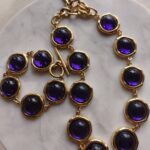 Parure vintage Biche de Berre – Collier réglable 51 cm – Très bon état