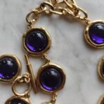 Parure vintage Biche de Berre – Collier réglable 51 cm – Très bon état