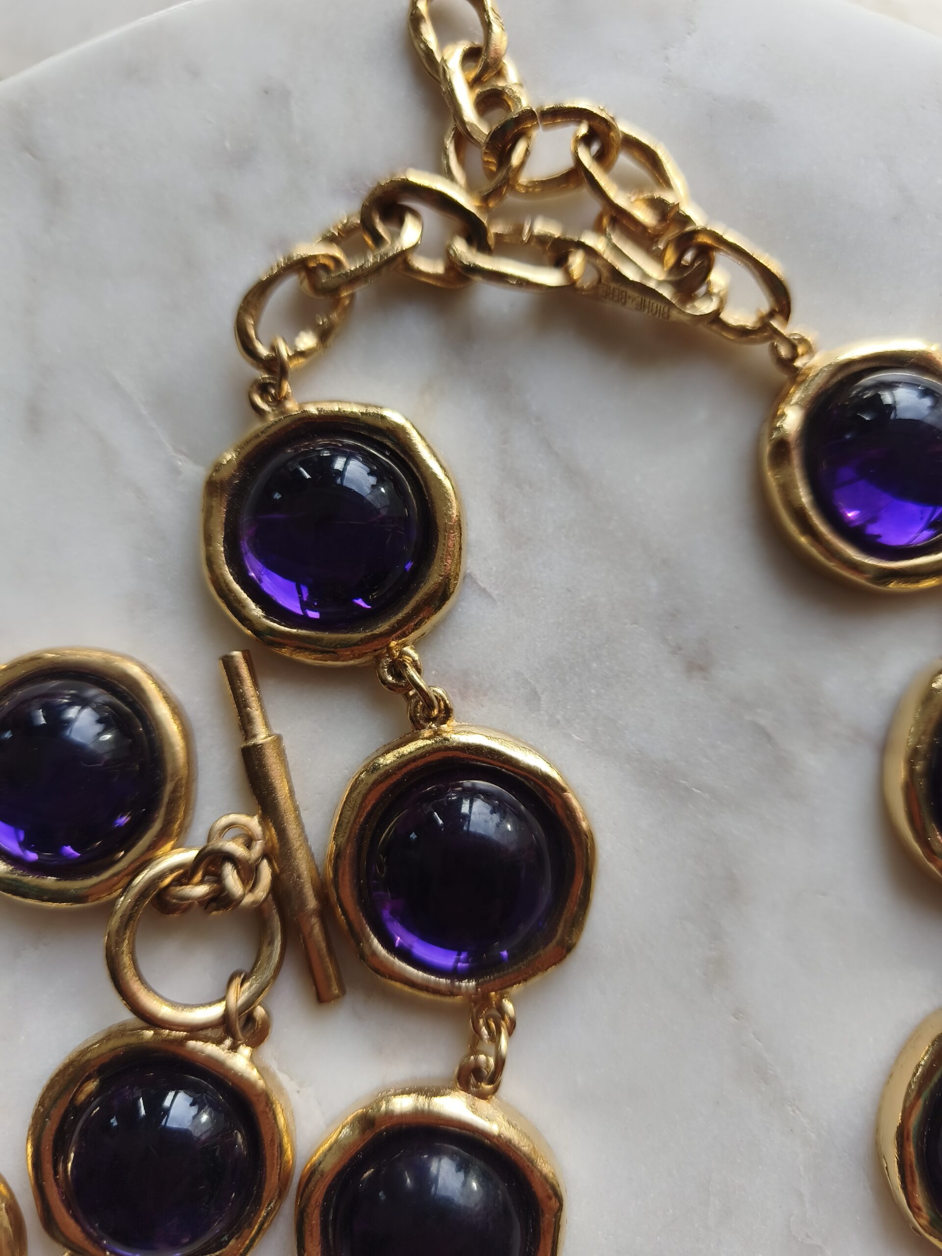 IMG_20260303_163925 Parure vintage Biche de Berre – Collier réglable 51 cm – Très bon état