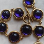 Parure vintage Biche de Berre – Collier réglable 51 cm – Très bon état