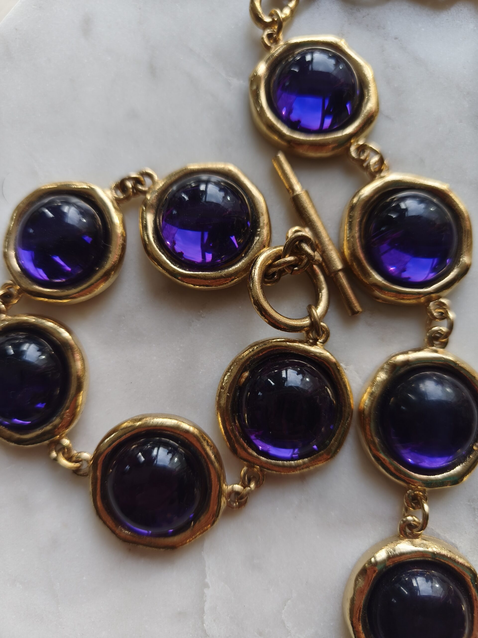 Parure vintage Biche de Berre – Collier réglable 51 cm – Très bon état Parure vintage Biche de Berre – Collier réglable 51 cm – Très bon état