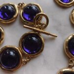 Parure vintage Biche de Berre – Collier réglable 51 cm – Très bon état