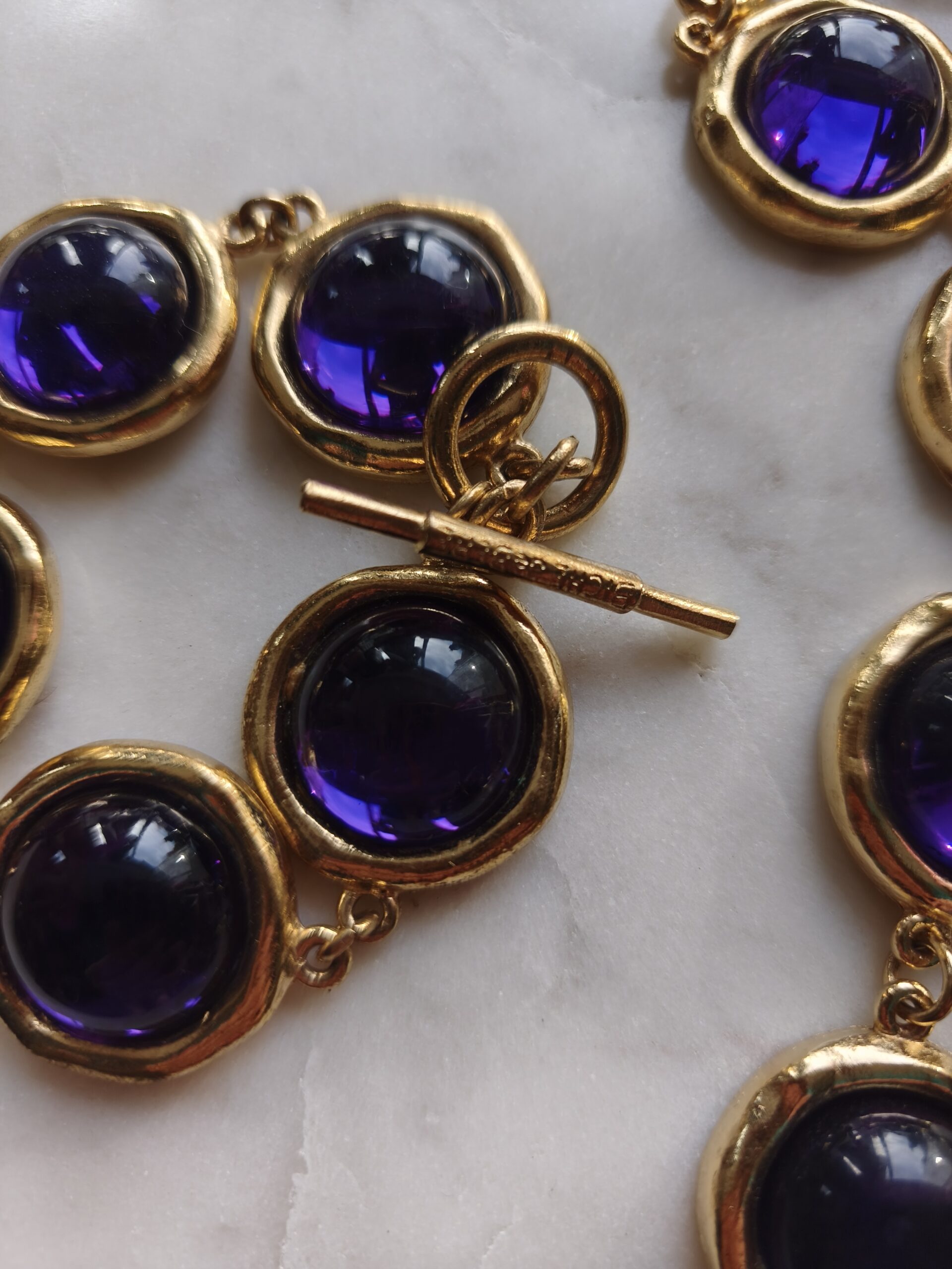 Parure vintage Biche de Berre – Collier réglable 51 cm – Très bon état Parure vintage Biche de Berre – Collier réglable 51 cm – Très bon état